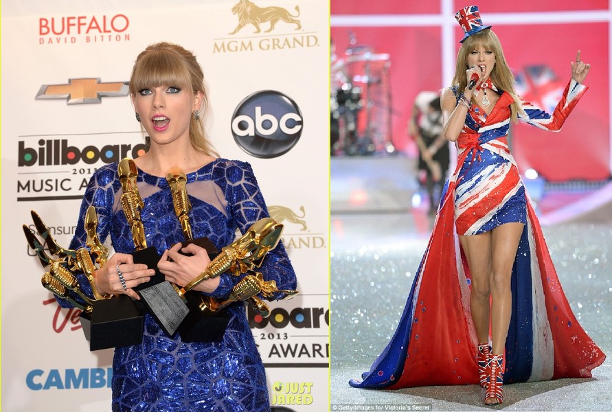 Năm 2013 quả là một năm “bội thu” của “Công chúa nhạc đồng quê Taylor Swift. Với số giải thưởng “không thể đếm xuể”, Taylor Swift chắc chắc là nữ ca sĩ giành được nhiều giải thưởng nhất năm 2013, bao gồm: 8 tượng vàng trong Billboard Awards tháng 5, 4 chiếc cúp tại American Music Awards, 1 giải tại lễ trao giải Grammy, và rất nhiều các giải thưởng quan trọng khác.